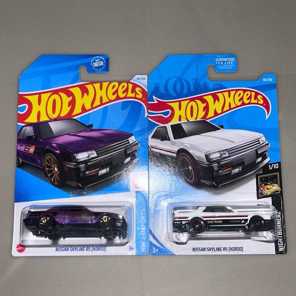 Hot Wheels Nissan Skyline RS (KDR30) 2 Car Diecast Lot Bundle